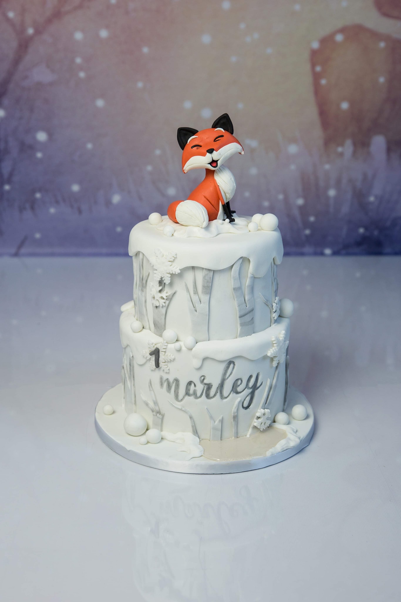 Gâteau d'anniversaire Mickey et Minnie pour Juliette 2 ans - Les
